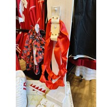 Simply Red Scarf Necklace