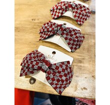 Checkered Hair Bow