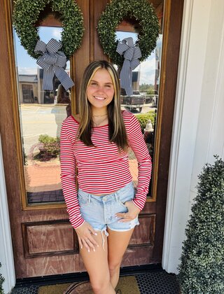 Striped Stacy Top