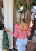 Striped Stacy Top