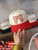 Rachel Red Bow Hat