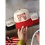 The Uptown Peach Rachel Red Bow Hat
