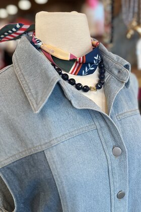 Western Scarf Necklace