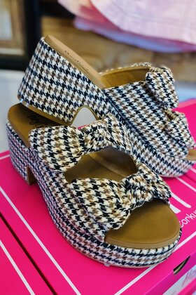 Preppy Plaid Wedge