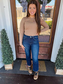 Carly High Rise Crop Jeans