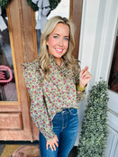 The Fall Florals Top