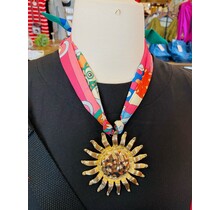 Sunburst Pendant Necklace