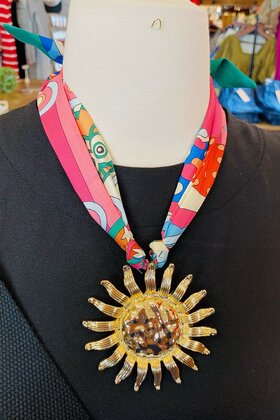 Sunburst Pendant Necklace
