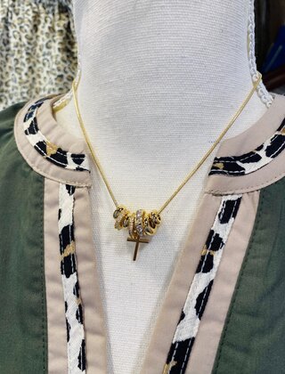 Cross Charm Necklace
