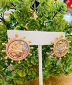 Bulldog Coin Earrings Bulldog Coin Earrings