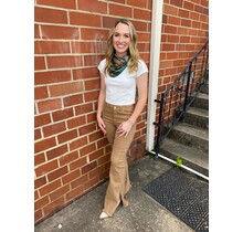 Coffee Date Flare Jeans