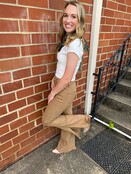 Coffee Date Flare Jeans