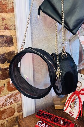 Round Clear Crossbody