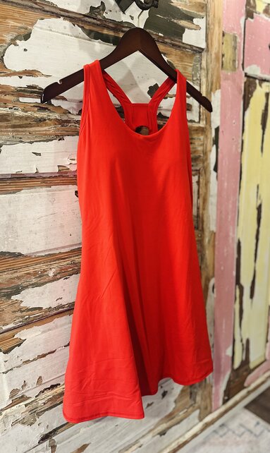 Reagan’s Red Athletic Dress