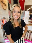 Paisley Puff Sleeve Top