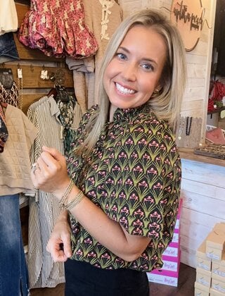 Francesca’s Floral Top