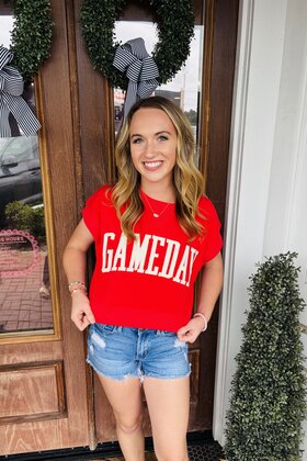 Gameday Boxy Cropped Top