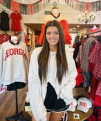 Gracie’s Grey Asymmetrical Sweatshirt