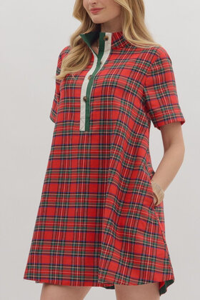 Peyton Plaid Dress