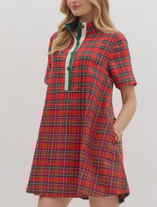 Peyton Plaid Dress