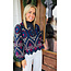 The Uptown Peach Nancy’s Navy Embroidered Top