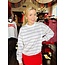 The Uptown Peach Stacys Striped Crew Neck