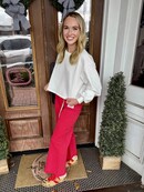 The Cropped Bow Beauty