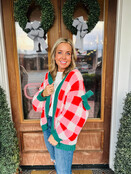 Very Merry Pink Christmas Cardigan