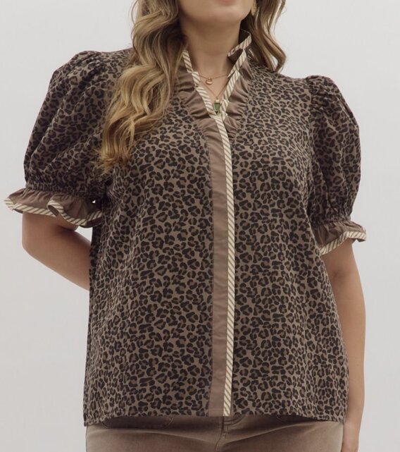 Lily Leopard Top