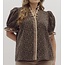The Uptown Peach Lily Leopard Top