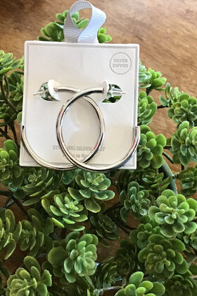 Sterling Silver Hoops