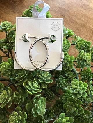 Sterling Silver Hoops