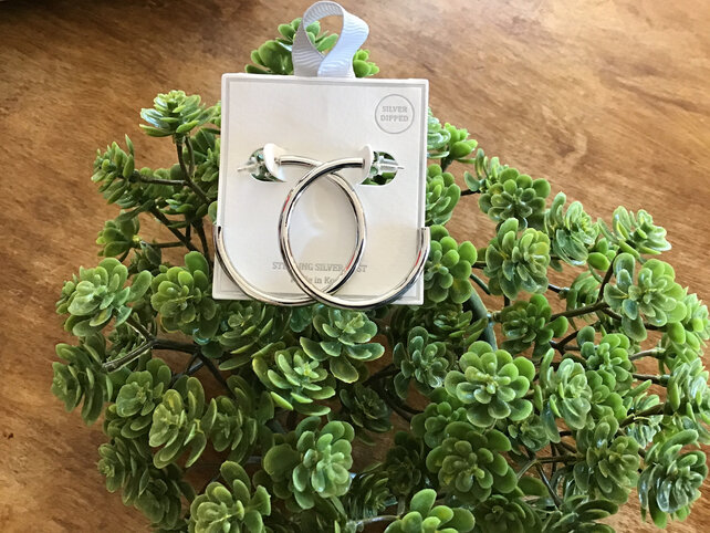 Sterling Silver Hoops
