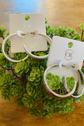 Francesca Flat Tube Hoops