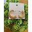 The Uptown Peach Beaded Layer Hoops