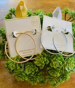 Skinny Sterling Silver Hoops