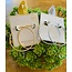 The Uptown Peach Skinny Sterling Silver Hoops