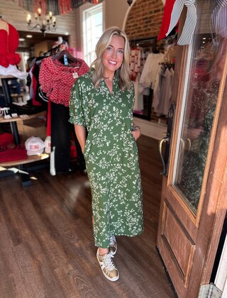 Gretchen’s Green Maxi Dress