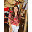 The Uptown Peach Autumn Ruffle Top