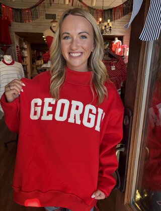 The Perfect Georgia Sweatshirt Red