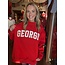 The Uptown Peach The Perfect Georgia Sweatshirt Red