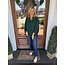 The Uptown Peach Haleys Hunter Green Top