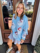Sequined Santa Sweatshirt