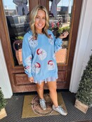 Sequined Santa Sweatshirt