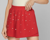 Festive Pearl Skort