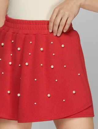 Festive Pearl Skort