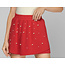 The Uptown Peach Festive Pearl Skort
