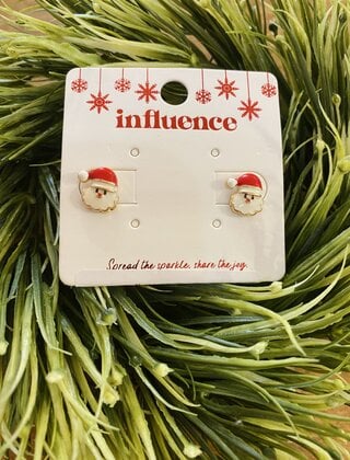 Mini Santa Studs