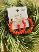 Red Clay Ball Hoops