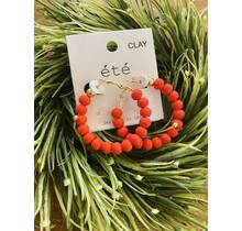 Red Clay Ball Hoops